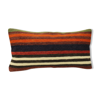 30x60 cm Kilim Cushion,Vintage Cushion Cover