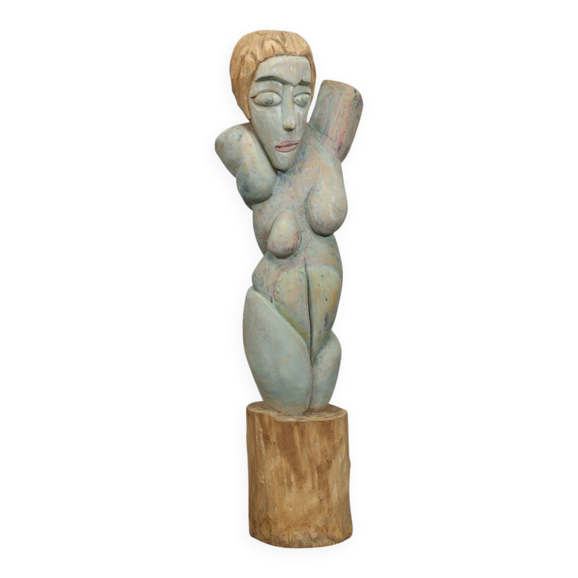 Carved wood sculpture by Tom de Munk-Kerkmeer, Australia, 1990s