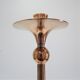 Pair of Scandinavian candlesticks brass vintage steel