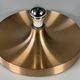 1960s 1970s Disc Wall Lamp by Teka Germany Space Age Design Aluminum Metal