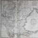 Carte de La Dace extraite de l'Atlas des l'histoire des empereurs de 1819, 48 x 34 cm