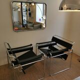 Armchairs design Vassily by Marcel Breuer Italian edition 80s