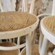 Suite de 6 chaises bistrot cannées