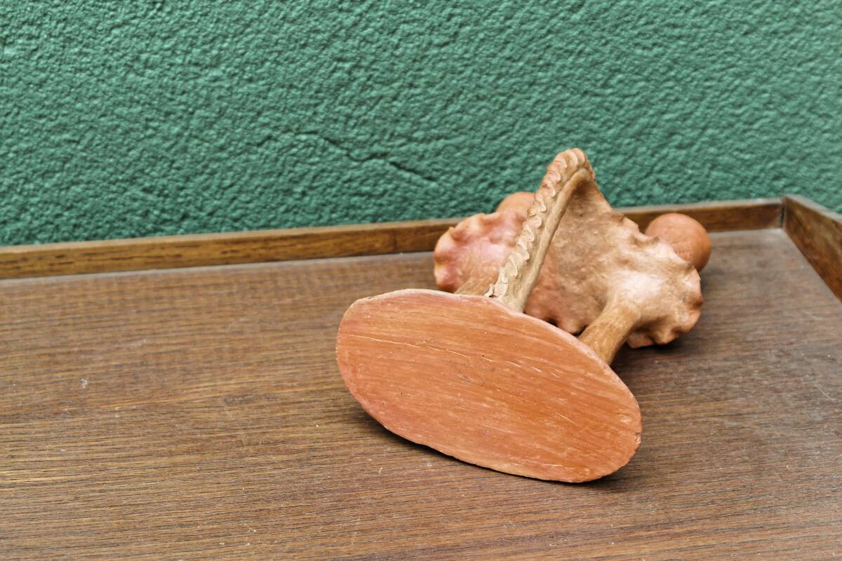 African terracotta candle holder