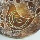 Enamelled ceramic plate, signed Bernard Buffat design from the 60s/70s