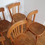 Set of 10 baumann bistro chairs