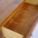 Art Deco chest of drawers in walnut veneer, circa 1930