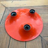 Plafonnier orange space age triteti Vico Magistretti Artemide