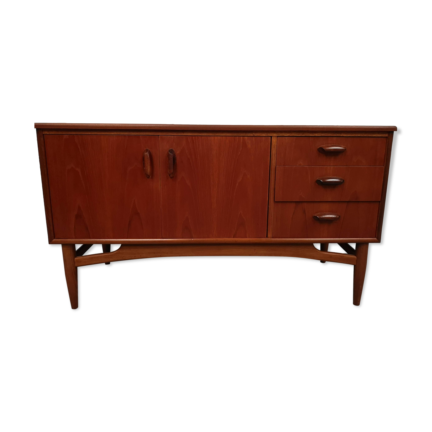 Vintage blond teak sideboard