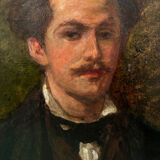 19th century painting, portrait of a man