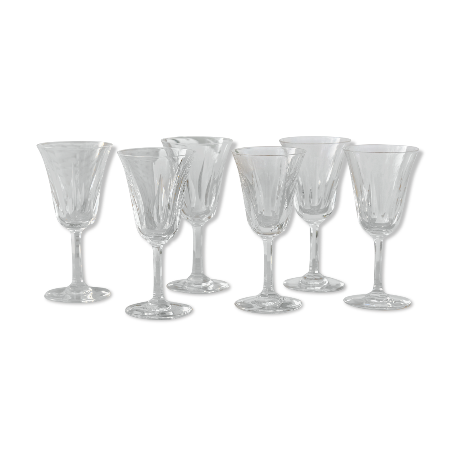 Set of 6 glasses with port St Louis cerdanya model