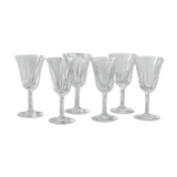 Set of 6 glasses with port St Louis cerdanya model