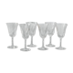 Set of 6 glasses with port St Louis cerdanya model