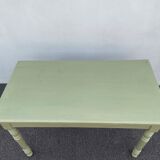 Painted wooden farmhouse table L120