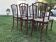 Suite of 6 Thonet bistro chairs