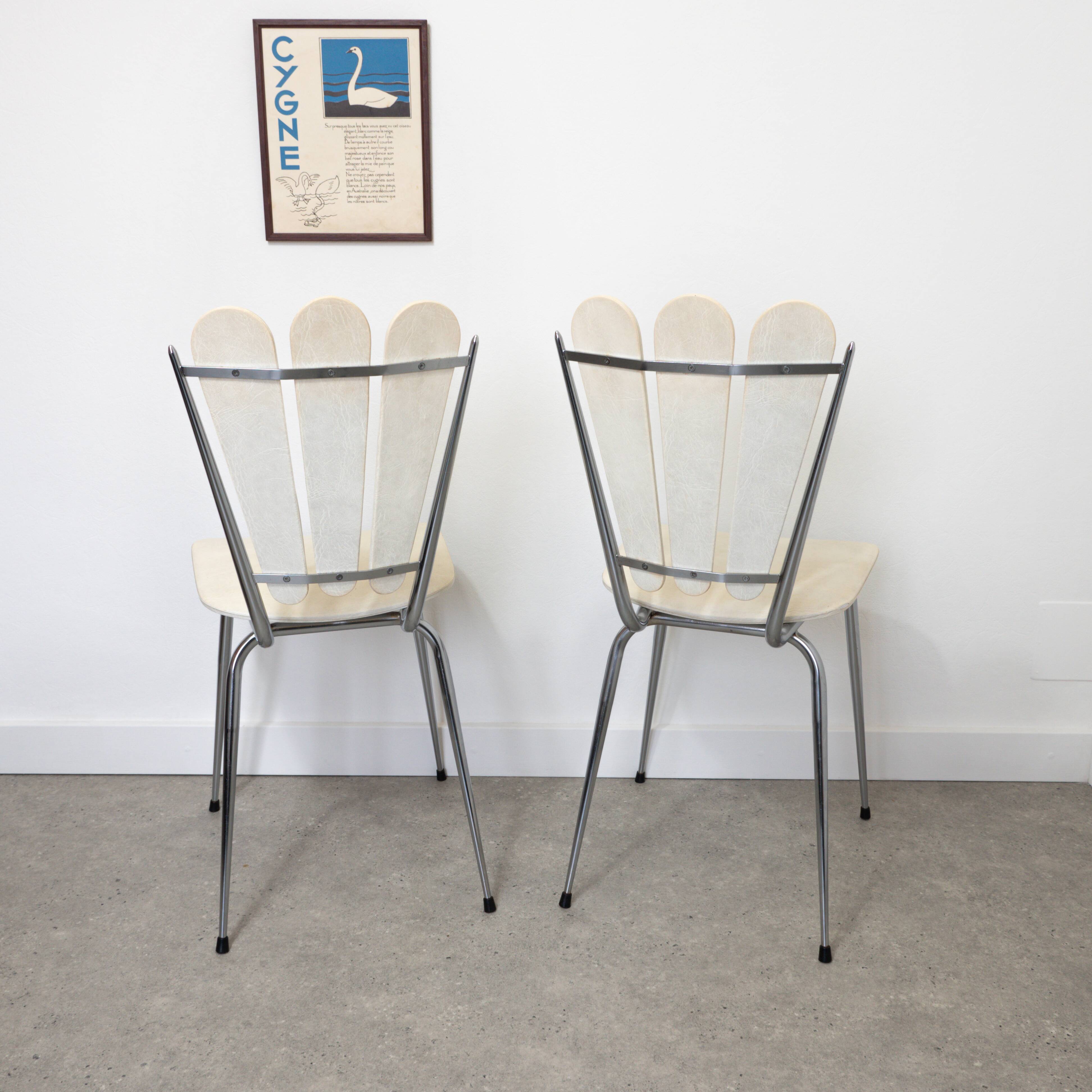 Pair of kitchen chairs Tubménager skaï
