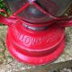 Red metal storm lamp. Swallow Brand
