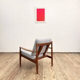 Mid Century Lounge Chair, Easy Chair by Grete Jalk for France & Son, Danish Design Armchair, 1950s