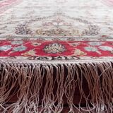Handmade silk cashmere rug 125x76cm
