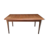 Scandinavian table with integrated extensions