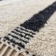 Handmade traditional Beni Ouarain rug size 150/250 cm