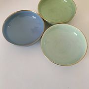 Trois coupelles vintage pastel