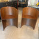 Pair of KANU 296 armchairs – Konstantin Grcic for Cassina – Walnut