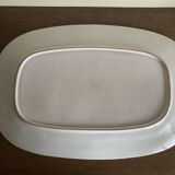 XL centerpiece dish with scalloped glazed earth Gien Pierre Motton 1980