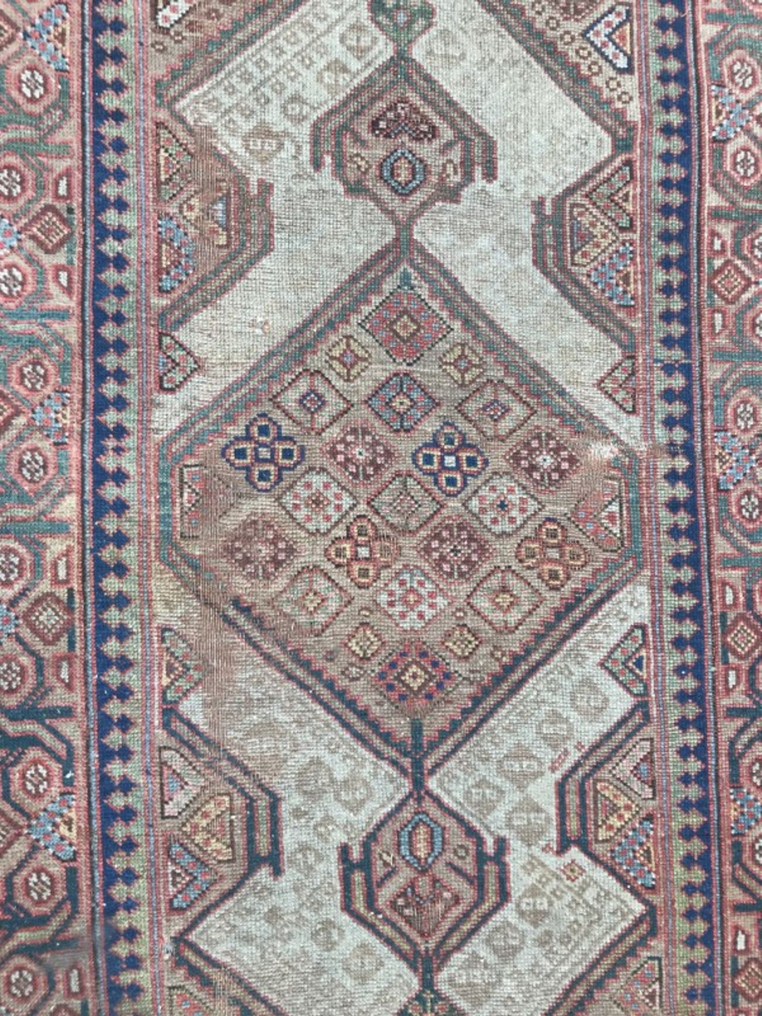 Former carpet Persian Sarab done hand 110 X 460 CM Hall