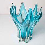 60's blue Murano vase