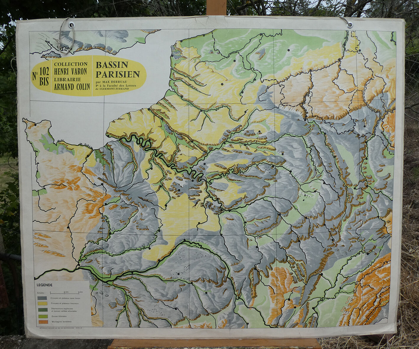 Former colin varon bassin Paris school map no.102