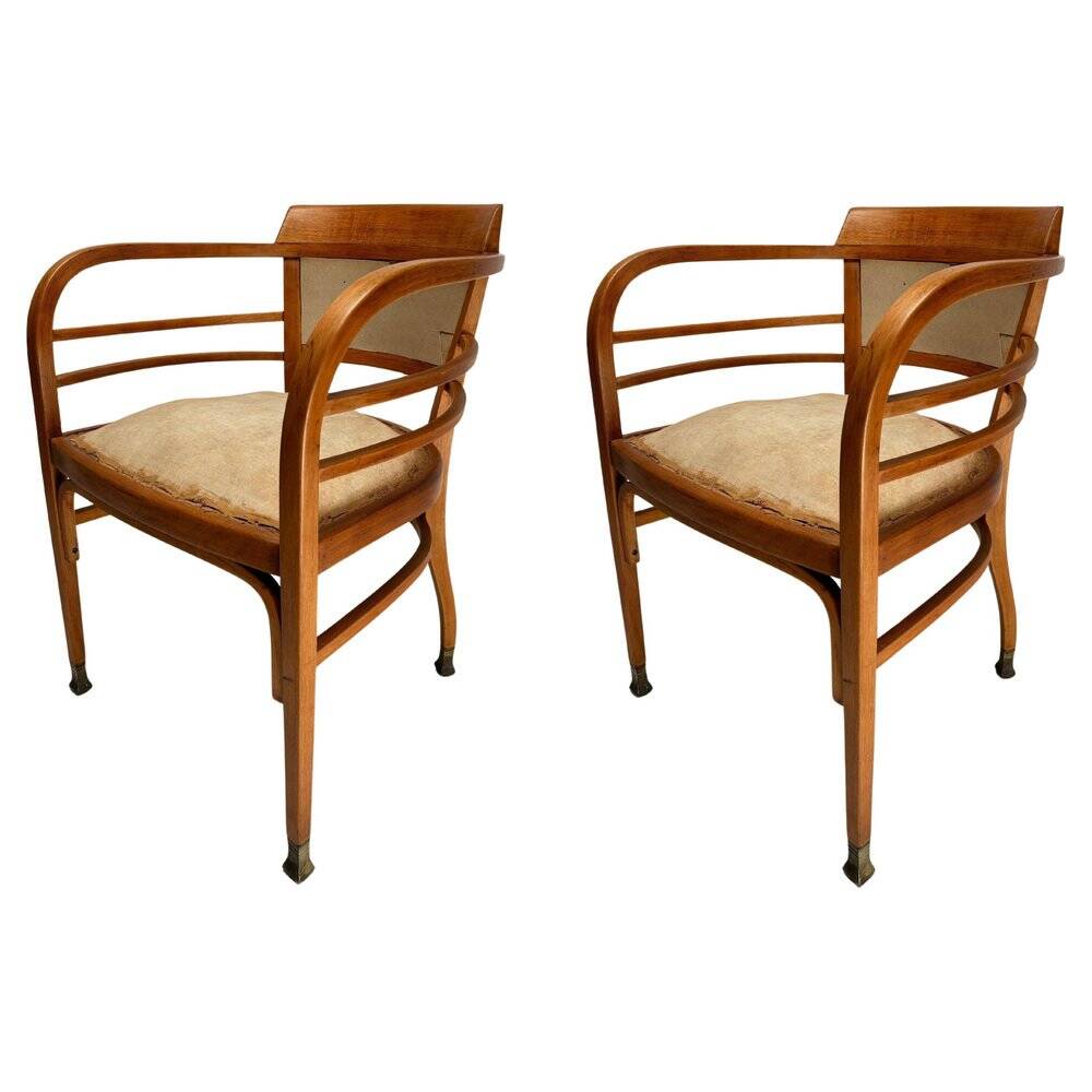 Set of Armchairs by Josef Maria Olbrich for Thonet, Austria, 1910s