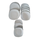 Service de table de 18 pièces en porcelaine blanche