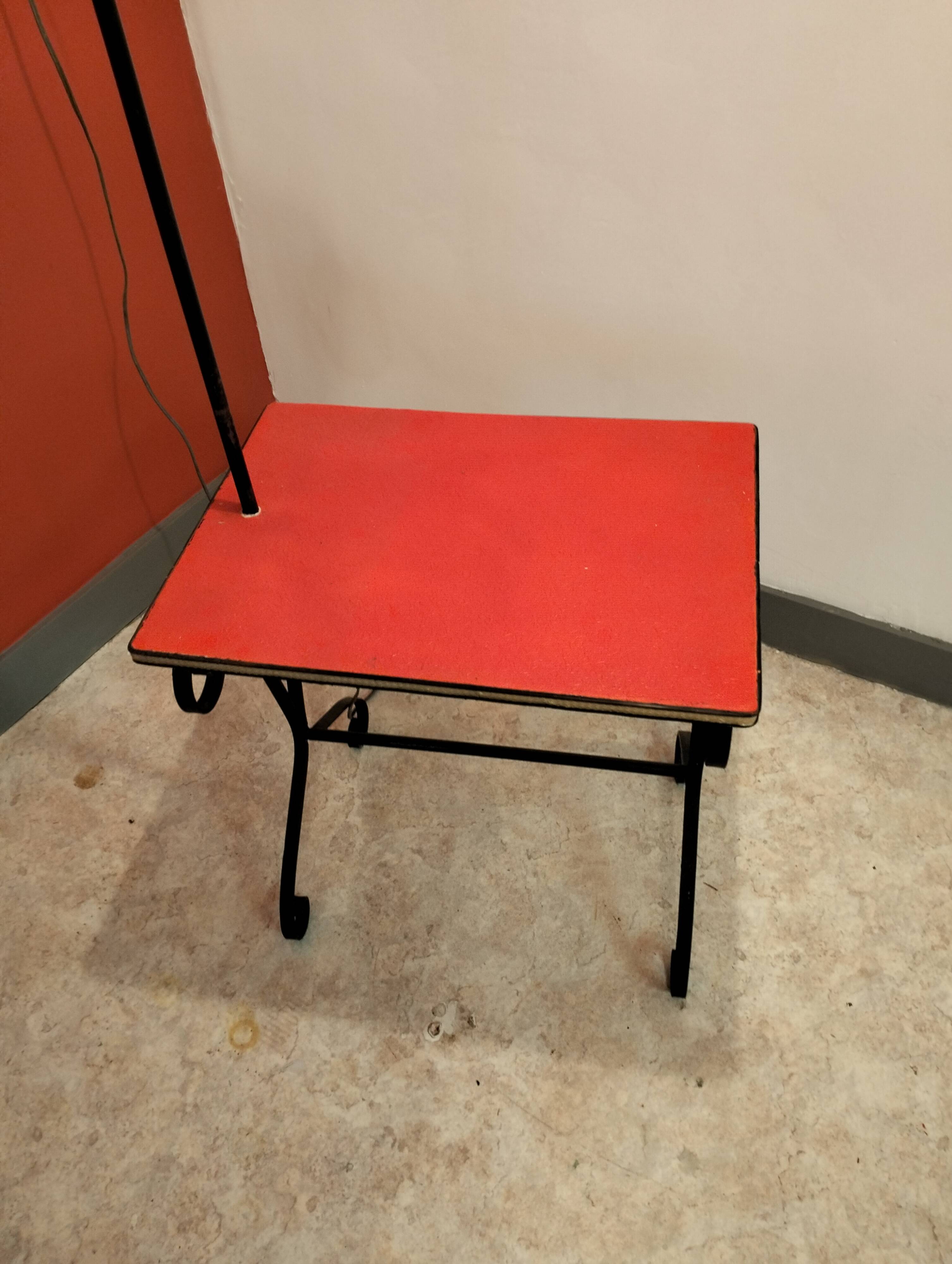 Vintage floor lamp from the 1960s for bedroom or living room.