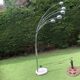 Vintage 5-branch floor lamp "Lily of the Valley", designed by Christian Koban.