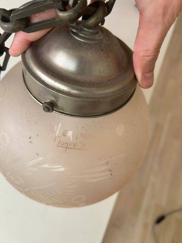 Suspension Muller Frère Art Déco