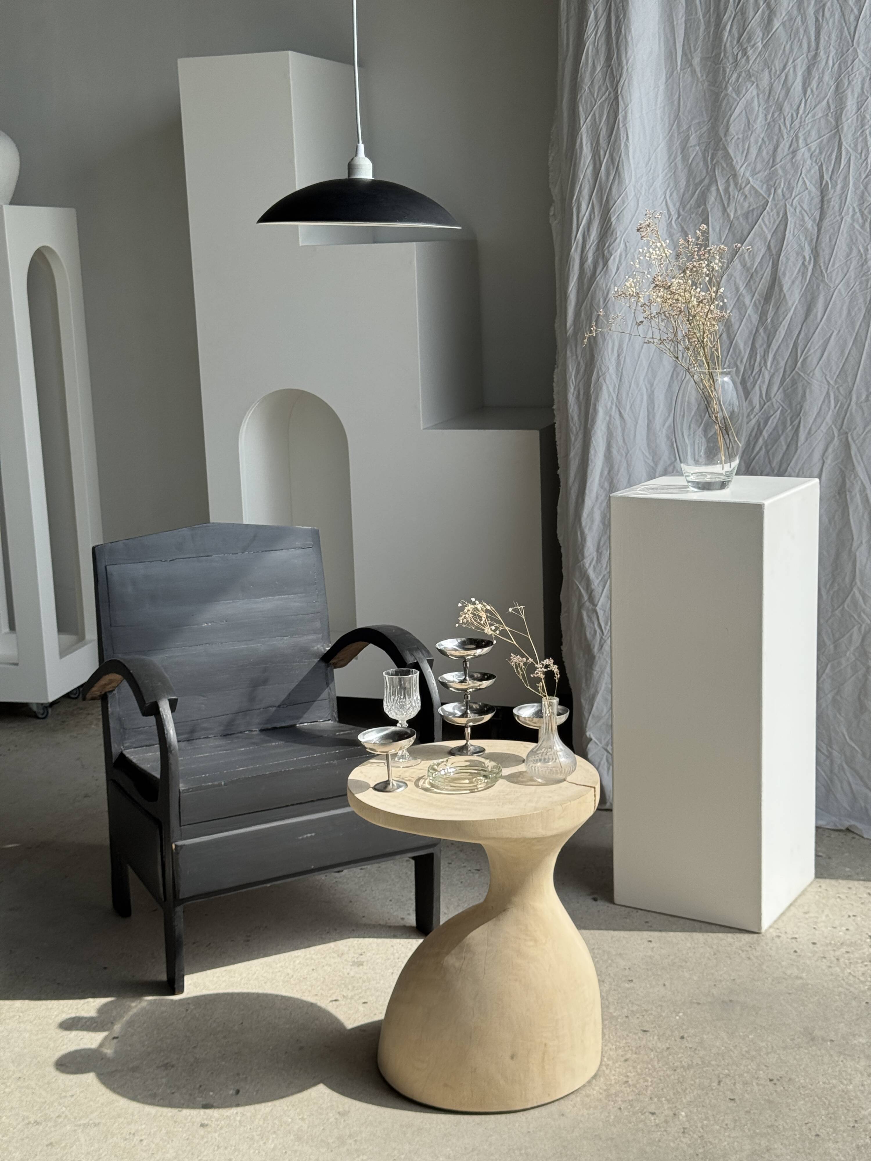 Vase transparent en verre H22