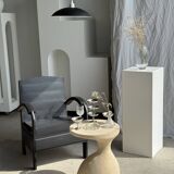 Vase transparent en verre H22