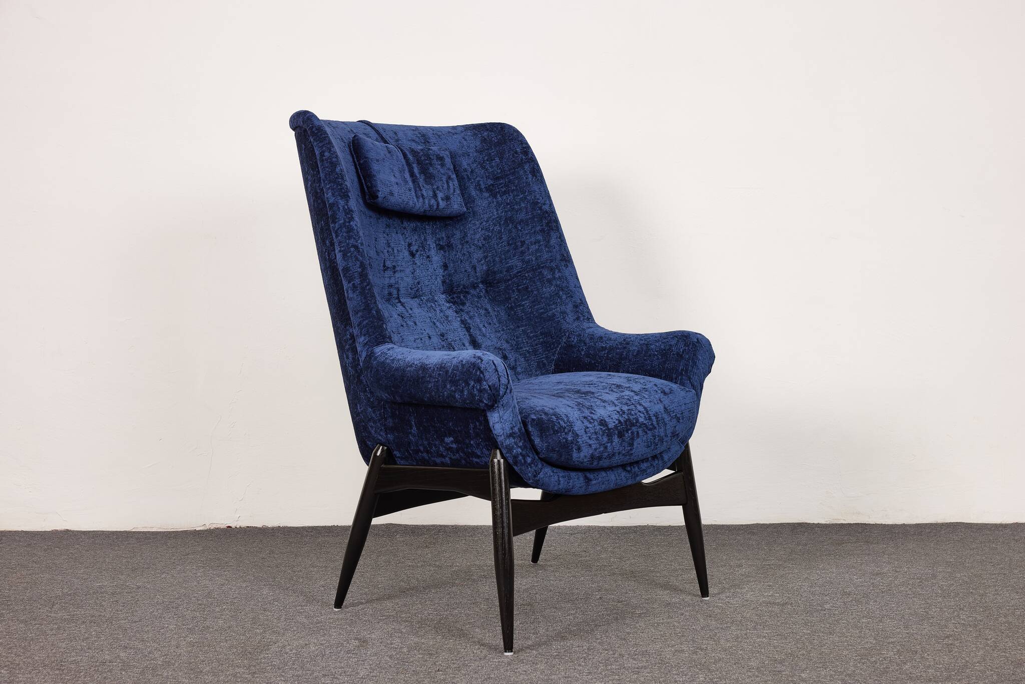 Mid-century, large lounge armchair by Júlia Gaubek, 1960s, Hungary