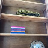 Oak showcase bookcase