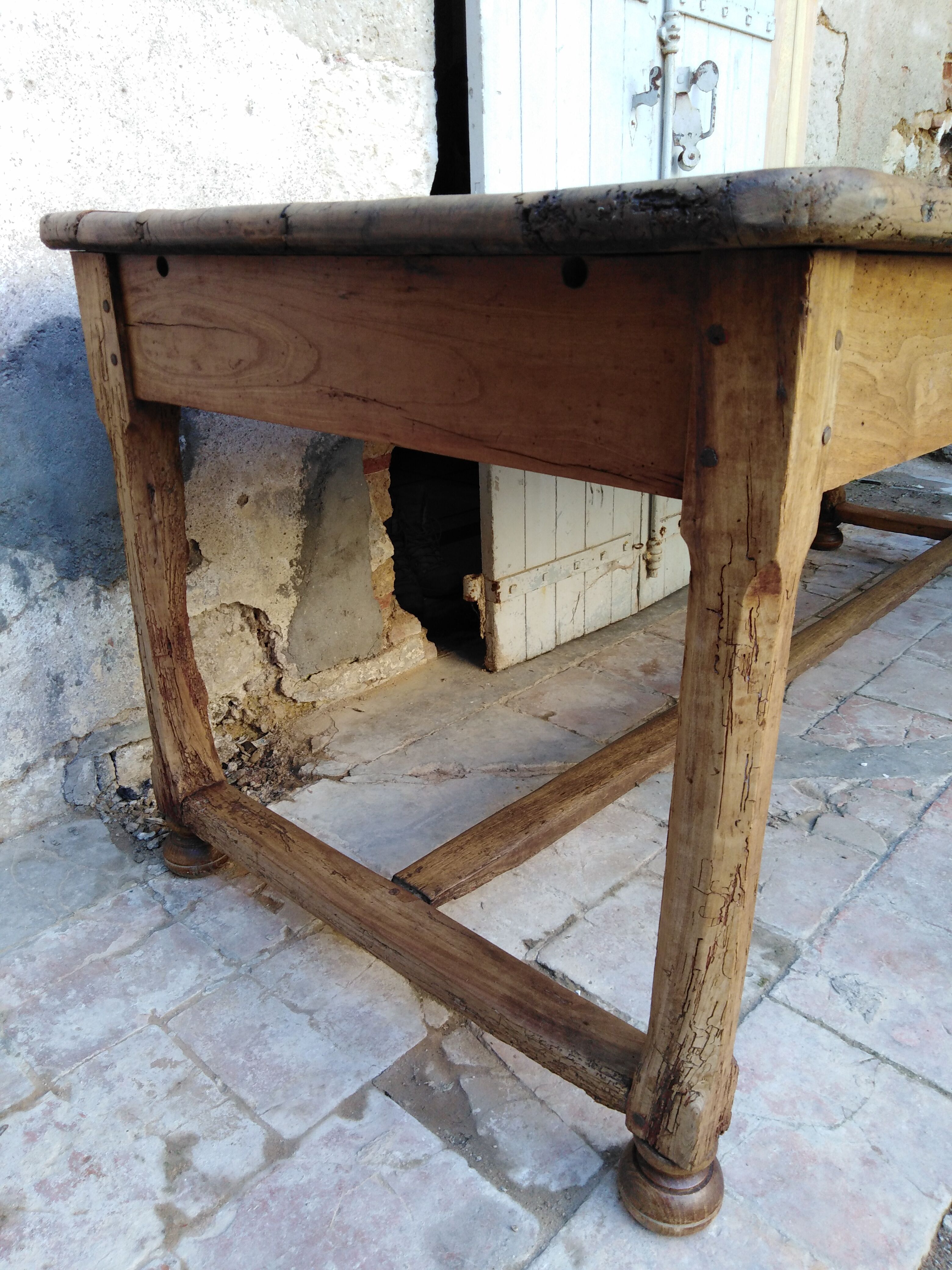 Cherry farmhouse table