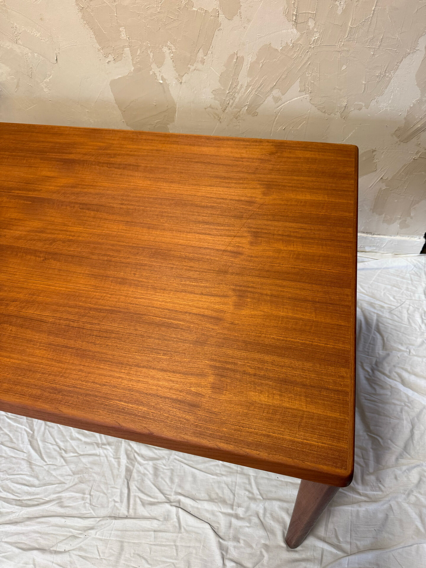 Scandinavian dining table in teak 1970