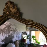 Golden baroque mirror