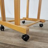 Light valet stand in beech