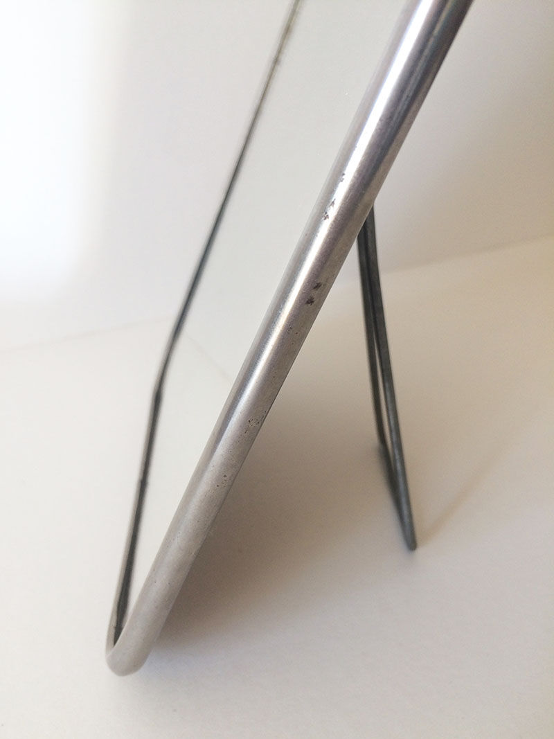 Old barber's mirror 14x20cm