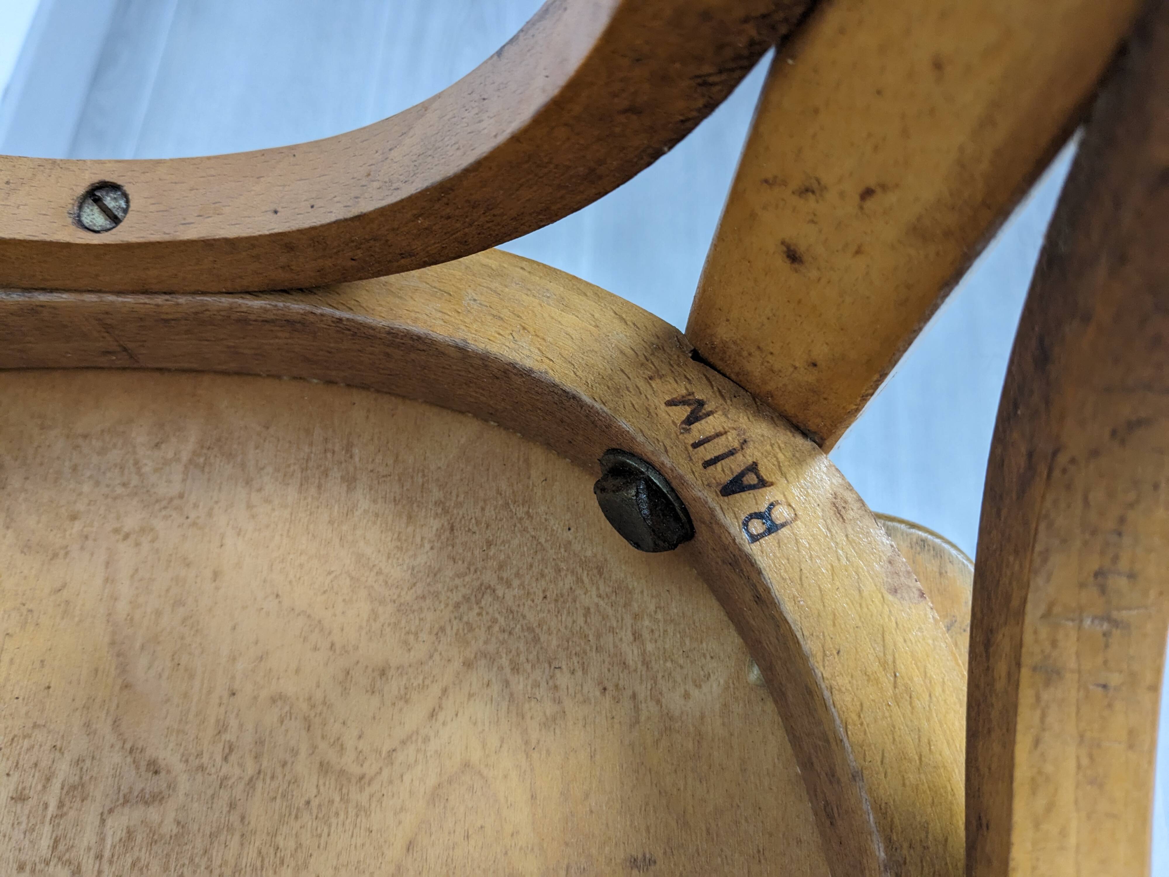 Pair of Baumann bistro chairs