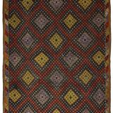 Tapis Kilim Vintage Turc Oushak 191x272 cm Laine Fait Main