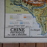 China's Ancient School Map 52 - Vidal Lablache