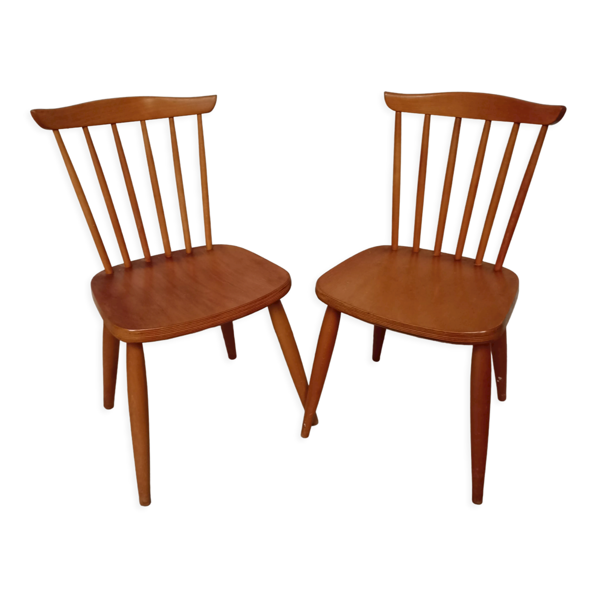 Set of 2 vintage bar chairs