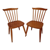 Set of 2 vintage bar chairs